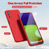 oakxco Samsung Galaxy A13 5G/A04s Phone Case, Liquid Silicone, Cute Thin Slim Soft Rubber, Red