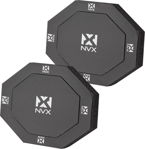 NVX FRING68 2 Piece Universal 6x8” Self Adhesive Foam Speaker Ring Kit with Foam Base Pad