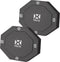 NVX FRING68 2 Piece Universal 6x8” Self Adhesive Foam Speaker Ring Kit with Foam Base Pad