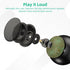 SEVENKA 2 Bluetooth Mini Speakers, 3W Portable Wireless Speaker with Lanyard, Water Resistant, Rechargeable (Black)
