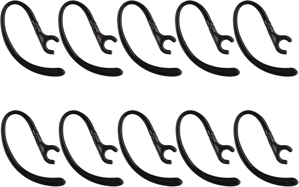 10PCS Bluetooth Headset Earpiece Universal Receiver Clip, 360 Degree Rotate Clamp Holder Earhooks Ear Loop Replacement