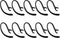 10PCS Bluetooth Headset Earpiece Universal Receiver Clip, 360 Degree Rotate Clamp Holder Earhooks Ear Loop Replacement