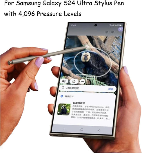 Galaxy S24 Ultra S Pen with Bluetooth - 5G Stylus Pen Replacement for Samsung Galaxy S24 Ultra, 4,096 Pressure Levels,