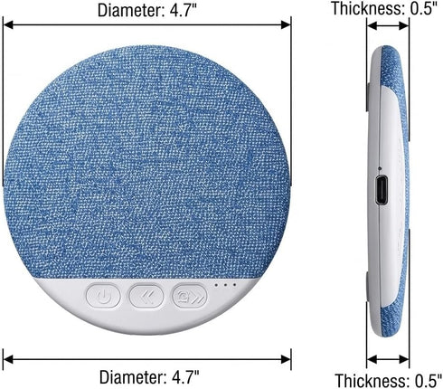 HPNKZXA Under Pillow Speaker for Sleeping,Sleep Speaker with White Noise Machine Timer,Small Bluetooth Speaker Wireless