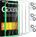 Wiaocit 3 Pack Tempered Glass Screen Protector for iPhone 14 with 3