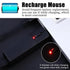 Wireless Bluetooth Mouse, Dual Mode (BT+2.4G) Noiseless Charging Mouse with Storage Case, 1200 DPI Portable Mini Mouse
