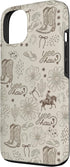 Vintage Classic Cowboy Vibes Pattern Aesthetic 13 Vintage Cowboy Hat Boot Cactus Yeehaw Rodeo Flower Western Case