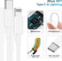 Fast Charging Phone Charger: 10FT MFi Certified USB C to Lightning Cable & 20W Block for iPhone 14 Pro/13 Pro Max/12/11