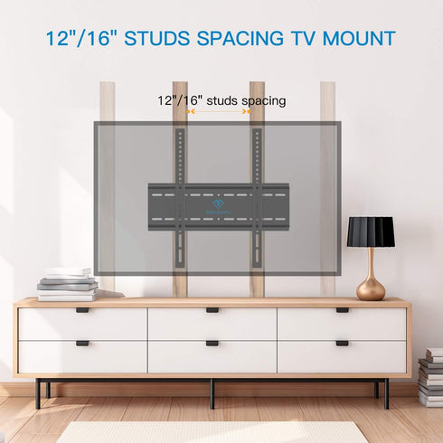 PERLESMITH Fixed TV Wall Mount Bracket, Low Profile for 26-60 inch LED LCD OLED TVs up to 115lb