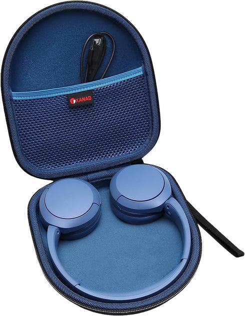 XANAD Blue Case for Sony WH-CH520 / CH510 & JBL Tune 510BT / 710BT / 660NC Wireless Bluetooth Headphones