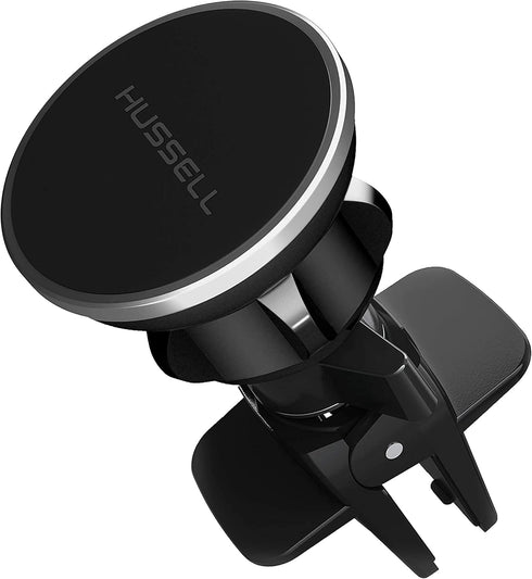 HUSSELL Magnetic Phone Car Mount, 360° Adjustable Air Vent Phone Holder - Compatible with Any Cell Phone