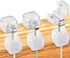 6pcs Magnetic Cable Management Clips, Self Adhesive Cord Organizer for Desk, Phone Charger Wire Holder (White)