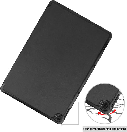 for Lenovo Chromebook Duet 2-in-1 Tablet 10.1 Case, Folding Folio Ultra-Thin Smart PU Leather Stand Cover