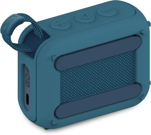 JBL Go 4 Silicone Cover Case, Protective Skin Holder for Ultra Portable Bluetooth Speaker Accessories (Blue)