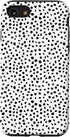 iPhone SE (2020) / 7 / 8 Case, Popular Dalmatian Pattern, White with Brush Stroke Black Spots