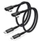 Short USB C to USB C Cable 1.5ft, Right Angle 20Gbps Data Transfer 100W Fast Charging 4K Video Output USB 3.2 Gen2X2