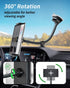 Tablet Car Mount Windshield Dashboard, Suction Cup Gooseneck Holder for 7-12.4 Inch Tablet/iPad/Samsung