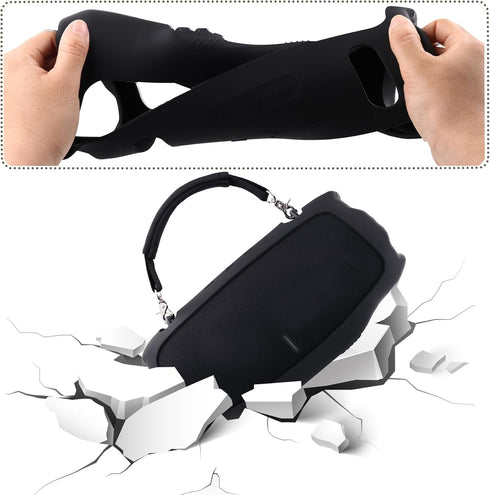 Xtreme 4 Portable Bluetooth Speaker Silicone Cover Case, Protective Skin Case with Handle, Portable Silicone Travel