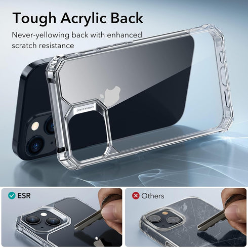 ESR iPhone 15 Case, Military-Grade Protection with Shockproof Air Guard Corners, Clear