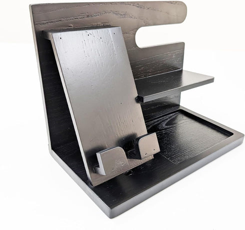 ARTAWEIN Wood Phone Docking Station Ash Key Holder Wallet Stand Watch Organizer Men Husband Wife Anniversary Dad