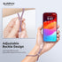 2 Pack 2-Color SURPHY Phone Lanyard for Cellphone Case, Phone Wrist Strap for Case, Cellphone Strap with Braided, Charm