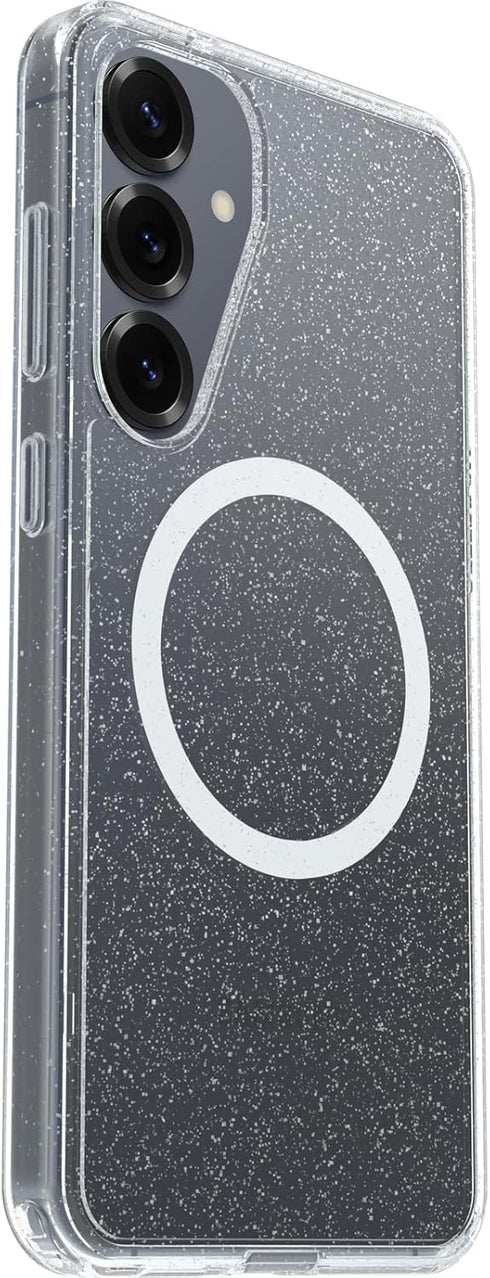 OtterBox S25+ Symmetry Samsung Galaxy Series Clear Magnet Case - Stardust Clear/Glitter