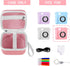 Lumus&Solem Pink Kids Camera Case - Storage Bag Compatible with Instant Cameras and Digital Video Cameras for Girls and