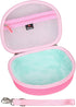 Mchoi Hard Carrying Case for Riwbox CT-7 Pink, Jack CT-7S Cat Green, iClever IC-HS01 Bluetooth Headphones