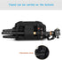 MOSISO Camera Sling Backpack, Full Open Case with Tripod Holder & Rain Cover for DSLR/SLR/Mirrorless, Black