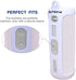 LTGEM Silicone Carrying Travel Case for JBL FLIP 5 Waterproof Portable Speaker with Extra Carabiner - White