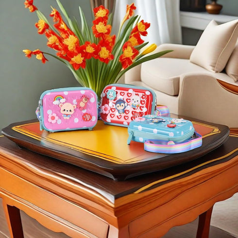 Kids Camera Case Compatible with GKTZ/Goopow/Mgaolo/CIMELR/Seckton/Desuccus/PROGRACE, Waterproof Large Capacity (Blue)