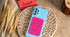 Suction Phone Case Mount, Hands-Free Fidget Toy Mirror Holder for iPhone and Android, Black Shower Phone Accessory