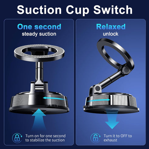 Qifutan for MagSafe Car Phone Holder Mount Phone Mount for Car Windshield Dashboard Air Vent Universal Hands Free