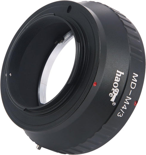 Haoge Manual Lens Mount Adapter for Minolta Rokkor MD MC to Olympus Panasonic Micro Four Thirds MFT
