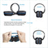 SIMOLIO IR Headphones for Car DVD System, Universal 2 Channel Wireless Infrared Car Headphone, Folding & Carry Pouch (2