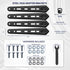 VIVO 32 55 inch 300mm MOUNT-AD600B Steel TV Mount Adapter Brackets for Screens to LCD LED, Conversion Plate Kit, Adds