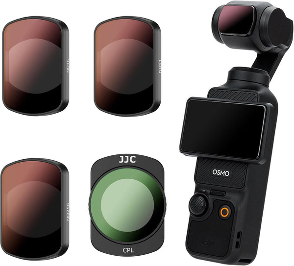 JJC 4-Pack Magnetic ND Filter & CPL Filter Set for DJI OSMO Pocket 3 Creator Combo
