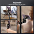 NEEWER Magnetic Phone Tripod Mount Adapter with 1/4" Holes, Compatible with iPhone MagSafe, Phone Holder for Video