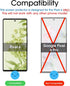 amFilm Screen Protector for Google Pixel 6, 0.26mm Thickness HD Clear, Anti-Scratch Tempered Glass, 3 Pack