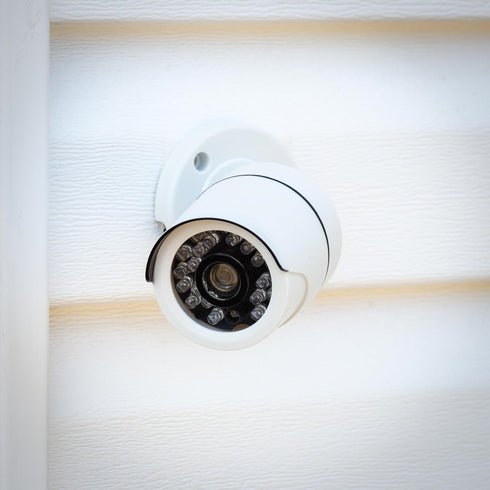 SABRE Fake Security Camera, Weather Resistant, Realistic Design to Deter Intruders, No Wiring Required