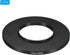 PATIKIL 43mm-77mm Metal Step Up Ring - 2 Pack Camera Lens Filter Adapter Ring for Lenses Hood, Black