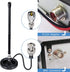 BINGFU 27MHz PL259 Magnetic Base CB Antenna with BNC & Male Connector for Cobra Midland Uniden Maxon President Handheld