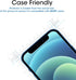 amFilm Glass Screen Protector for iPhone 12 Mini, 5.4" Display, 2020, Tempered Glass, Easy Installation Tray, 3 Pack