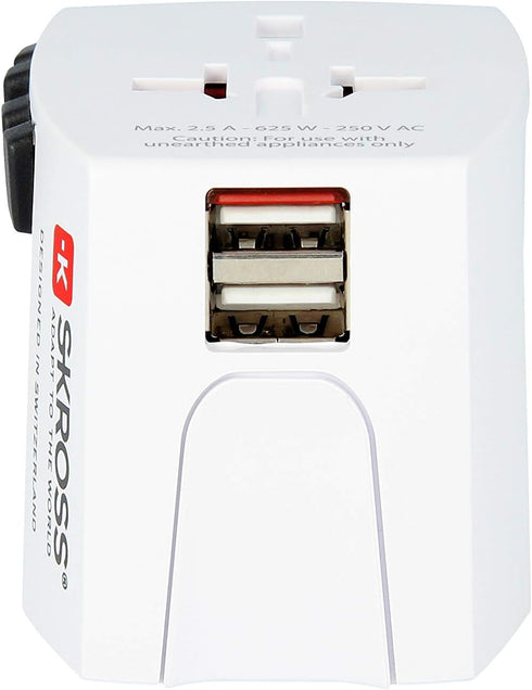 SKROSS World Adapter MUV USB 1.302930