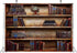 BELECO 7x5ft Fabric Old Bookshelf Backdrop Brown Wooden Bookcase Hardcover Books Globe Background Students Teachers