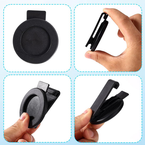Sinbana Backpack Magnetic Belt Clip for Phone, Strap Magnet Clip Phone Belt Mount Holder with Safety Strap for Climbing