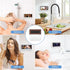 KUNSLUCK Waterproof Shower Phone Holder, Anti-Fog Touch Screen Wall Mount Case for 4.7"-6.8" Mobile Phones