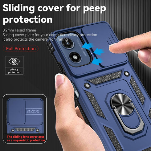 Shop Motorola Moto G 5G 2024 / Moto G Play 5G 2024 Case: Dual Layer, Military-Grade, Kickstand, HD Screen Protector