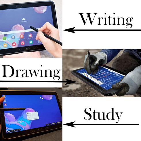 Galaxy Tab Active 4 Pro T630 T638 T636 S Pen Replacement for Samsung Galaxy Tab Active4 Pro (Black)