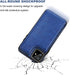 OT ONETOP Wallet Case for iPhone 11 with Card Holder, PU Leather Kickstand, Double Magnetic Clasp, Shockproof (Blue)